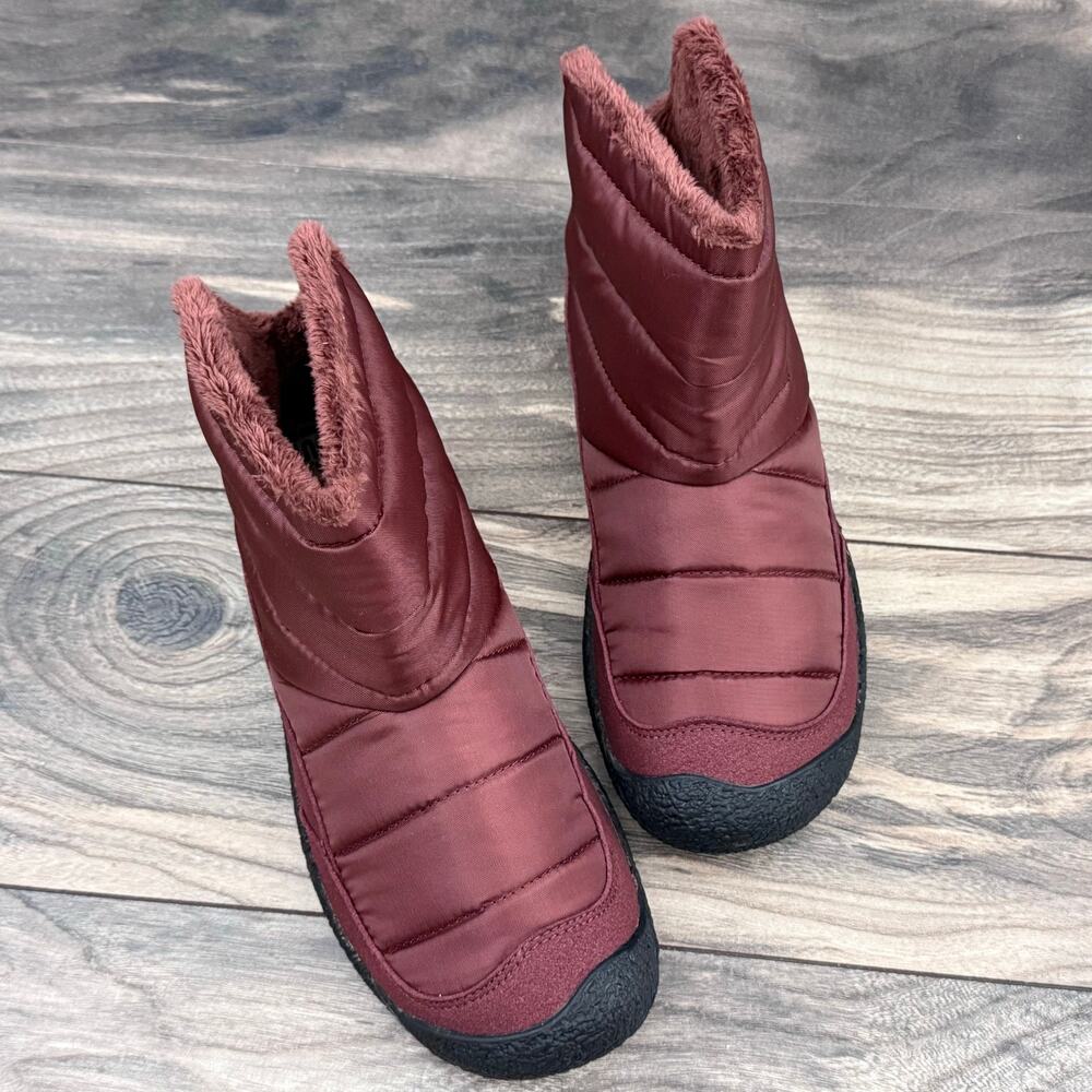 NIB Keen 7.5 38 Howser Fold Down Warm Indoor Outdoor Slip On Boots Andorra - Picture 3 of 10